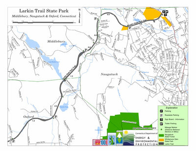 State of Connecticut DEEP Larkin State Park - Naugatuck digital map