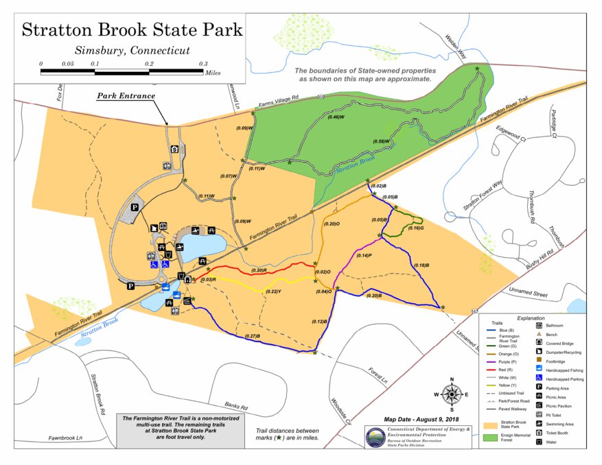 Stratton Brook State Park map by State of Connecticut DEEP | Avenza Maps