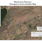 Steep Rock Association Macricostas Preserve Emergency Access Satellite Map bundle exclusive