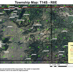 Super See Services Cache Mountain T14S R8E Township Map digital map