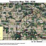 Super See Services Cole Slough T9N R3W Township Map digital map