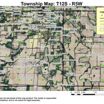 Super See Services Corvallis T12S R5W Township Map digital map