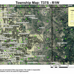 Super See Services East Medford T37S R1W Township Map digital map