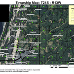 Super See Services Horsefall Beach T24S R13W Township Map digital map