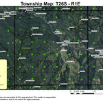 Super See Services Jack Falls T26S R1E Township Map digital map