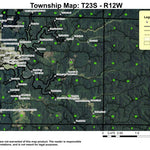 Super See Services Lakeside T23S R12W Township Map digital map