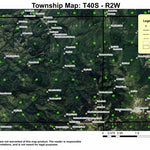 Super See Services Little Red Mountain T40S R2W Township Map digital map