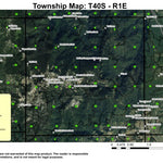 Super See Services Mount Ashland T40S R1E Township Map digital map