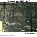 Super See Services Paulina Prairie T21S R11E Township Map digital map