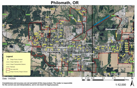 Super See Services Philomath, Oregon digital map