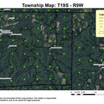 Super See Services Roman Nose Mountain T19S R9W Township Map digital map