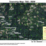 Super See Services Rooster Rock T8S R8W Township Map digital map