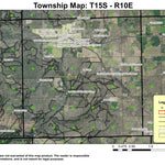 Super See Services Sisters T15S R10E Township Map digital map