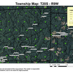 Super See Services Smith River Falls T20S R9W Township Map digital map