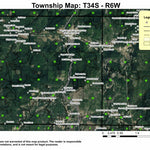 Super See Services Sunny Valley T34S R6W Township Map digital map