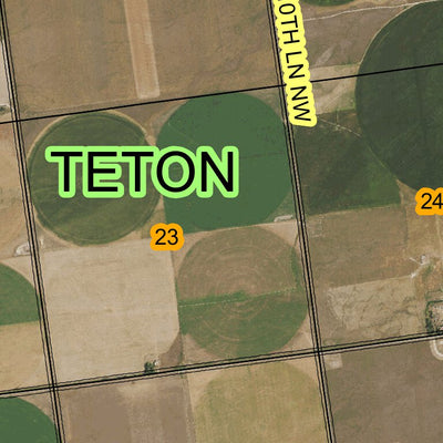 Super See Services T25N R4W Trinity Cemetary digital map