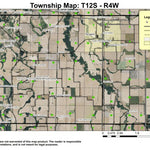 Super See Services Tangent West T12S R4W Township Map digital map