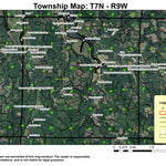 Super See Services Township Map T7S R9W 2018 Imagery digital map