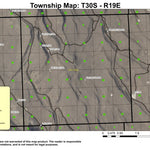 Super See Services Whiskey Lake T30S R19E Township Map digital map