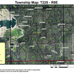 Super See Services Wickiup Butte T22S R9E Township Map digital map