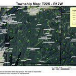 Super See Services Winchester Bay T22S R12W Township Map digital map