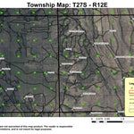 Super See Services Wing Butte T27S R12E Township Map digital map