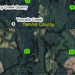 Super See Services Yoncalla Creek T5S R8W Township Map digital map
