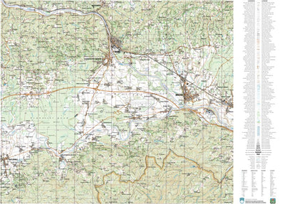 Surveying and Mapping Authority of the Republic of Slovenia Krško (T504301AH) digital map