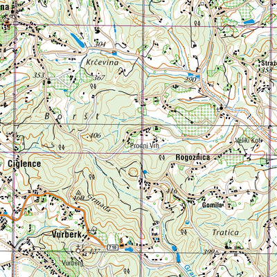 Surveying and Mapping Authority of the Republic of Slovenia Ptuj (T501701B) digital map