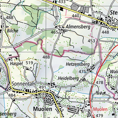 SwissTopo Arbon, 1:50,000 digital map