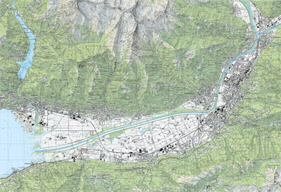 SwissTopo Bellinzona, 1:25,000 digital map