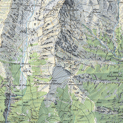 SwissTopo Bellinzona, 1:25,000 digital map