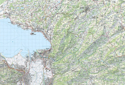 SwissTopo Bregenz, 1:50,000 digital map