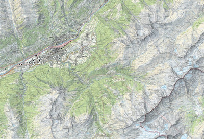 SwissTopo Grono, 1:25,000 digital map