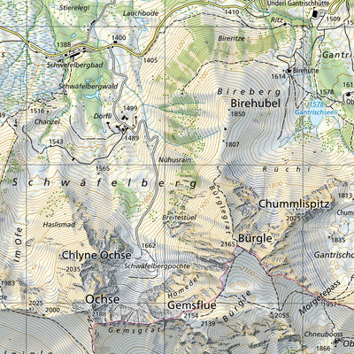 SwissTopo Guggisberg, 1:25,000 digital map