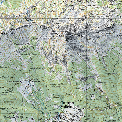 SwissTopo Lago di Poschiavo, 1:25,000 digital map