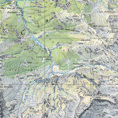 SwissTopo Lago di Poschiavo, 1:25,000 digital map