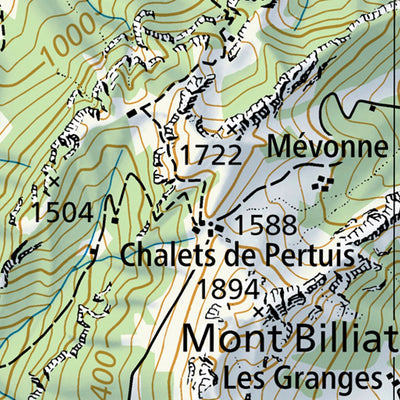 SwissTopo Le Léman, 1:100,000 digital map