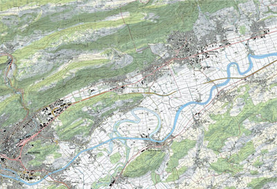 SwissTopo Les Bois, 1:25,000 digital map