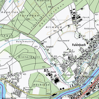 SwissTopo Murgenthal, 1:25,000 digital map