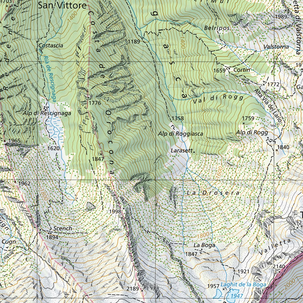 Swiss Maps Randa Randa, 1:25,000 Map by SwissTopo | Avenza Maps