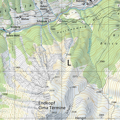 SwissTopo Zermatt Süd, 1:25,000 digital map