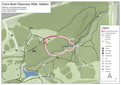 Carrs Bush Discovery Walk, Galston Map by Sydney Bushwalking Maps ...