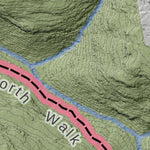 Sydney Bushwalking Maps Stringybark Ridge-Jungo walk, Pennant Hills digital map