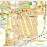 Szarvas András private entrepreneur Csorna city map, várostérkép digital map