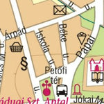 Szarvas András private entrepreneur Devecser city map, várostérkép digital map