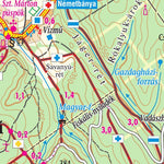 Szarvas András private entrepreneur Farkasgyepü, Németbánya-Csehbánya turista,-biciklis térkép, tourist-biking map digital map