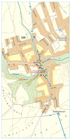 Szarvas András private entrepreneur Ják city map, várostérkép digital map