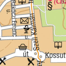Szarvas András private entrepreneur Szentgotthárd city map, várostérkép digital map