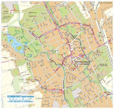 Szarvas András private entrepreneur Szombathely city map, várostérkép digital map